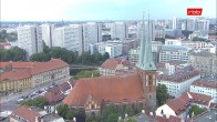 Archiv Foto Webcam Berlin: Rotes Rathaus und Berliner Dom 19:00