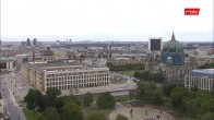 Archiv Foto Webcam Berlin: Rotes Rathaus und Berliner Dom 13:00