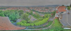 Archiv Foto Webcam Graz: Panorama vom Schlossberg 13:00