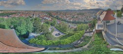 Archiv Foto Webcam Graz: Panorama vom Schlossberg 17:00