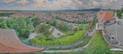 Archiv Foto Webcam Graz: Panorama vom Schlossberg 13:00