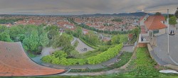Archiv Foto Webcam Graz: Panorama vom Schlossberg 19:00