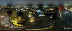 Archiv Foto Webcam Graz: Panorama vom Schlossberg 01:00