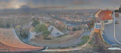 Archiv Foto Webcam Graz: Panorama vom Schlossberg 07:00