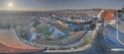 Archiv Foto Webcam Graz: Panorama vom Schlossberg 07:00