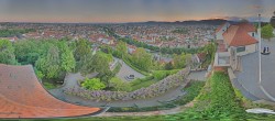 Archiv Foto Webcam Graz: Panorama vom Schlossberg 19:00