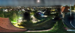 Archiv Foto Webcam Graz: Panorama vom Schlossberg 01:00