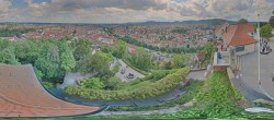 Archiv Foto Webcam Graz: Panorama vom Schlossberg 15:00