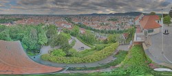 Archiv Foto Webcam Graz: Panorama vom Schlossberg 17:00