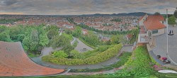 Archiv Foto Webcam Graz: Panorama vom Schlossberg 19:00