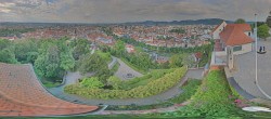 Archiv Foto Webcam Graz: Panorama vom Schlossberg 07:00