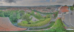 Archiv Foto Webcam Graz: Panorama vom Schlossberg 09:00
