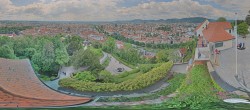 Archiv Foto Webcam Graz: Panorama vom Schlossberg 11:00