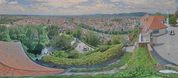 Archiv Foto Webcam Graz: Panorama vom Schlossberg 13:00
