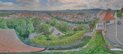 Archiv Foto Webcam Graz: Panorama vom Schlossberg 15:00