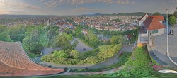 Archiv Foto Webcam Graz: Panorama vom Schlossberg 07:00
