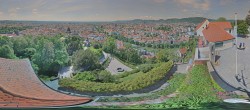 Archiv Foto Webcam Graz: Panorama vom Schlossberg 11:00
