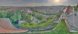Archiv Foto Webcam Graz: Panorama vom Schlossberg 17:00