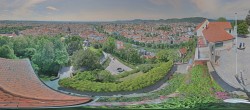 Archiv Foto Webcam Graz: Panorama vom Schlossberg 11:00
