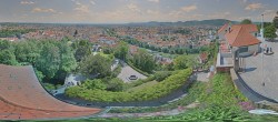 Archiv Foto Webcam Graz: Panorama vom Schlossberg 13:00