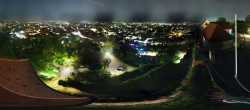 Archiv Foto Webcam Graz: Panorama vom Schlossberg 01:00