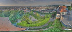 Archiv Foto Webcam Graz: Panorama vom Schlossberg 06:00