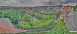 Archiv Foto Webcam Graz: Panorama vom Schlossberg 17:00