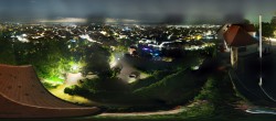 Archiv Foto Webcam Graz: Panorama vom Schlossberg 01:00