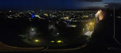 Archiv Foto Webcam Graz: Panorama vom Schlossberg 21:00