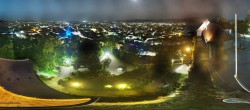 Archiv Foto Webcam Graz: Panorama vom Schlossberg 23:00