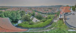 Archiv Foto Webcam Graz: Panorama vom Schlossberg 13:00
