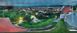 Archiv Foto Webcam Graz: Panorama vom Schlossberg 04:00
