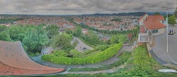 Archiv Foto Webcam Graz: Panorama vom Schlossberg 12:00