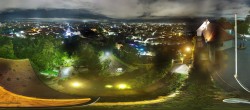Archiv Foto Webcam Graz: Panorama vom Schlossberg 23:00