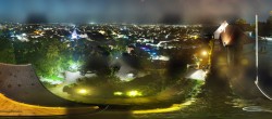 Archiv Foto Webcam Graz: Panorama vom Schlossberg 23:00