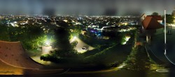 Archiv Foto Webcam Graz: Panorama vom Schlossberg 23:00