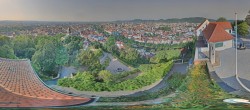 Archiv Foto Webcam Graz: Panorama vom Schlossberg 07:00