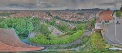 Archiv Foto Webcam Graz: Panorama vom Schlossberg 19:00