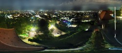 Archiv Foto Webcam Graz: Panorama vom Schlossberg 23:00