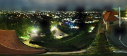 Archiv Foto Webcam Graz: Panorama vom Schlossberg 01:00