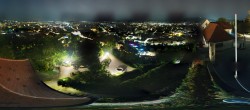 Archiv Foto Webcam Graz: Panorama vom Schlossberg 23:00