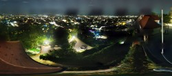 Archiv Foto Webcam Graz: Panorama vom Schlossberg 01:00