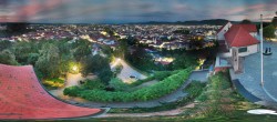 Archiv Foto Webcam Graz: Panorama vom Schlossberg 03:00