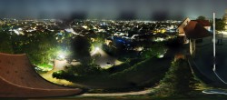 Archiv Foto Webcam Graz: Panorama vom Schlossberg 01:00