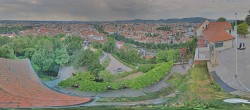 Archiv Foto Webcam Graz: Panorama vom Schlossberg 09:00