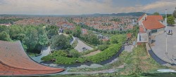 Archiv Foto Webcam Graz: Panorama vom Schlossberg 11:00