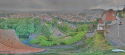 Archiv Foto Webcam Graz: Panorama vom Schlossberg 13:00