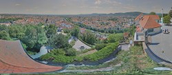 Archiv Foto Webcam Graz: Panorama vom Schlossberg 13:00