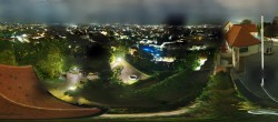 Archiv Foto Webcam Graz: Panorama vom Schlossberg 01:00