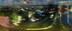 Archiv Foto Webcam Graz: Panorama vom Schlossberg 23:00